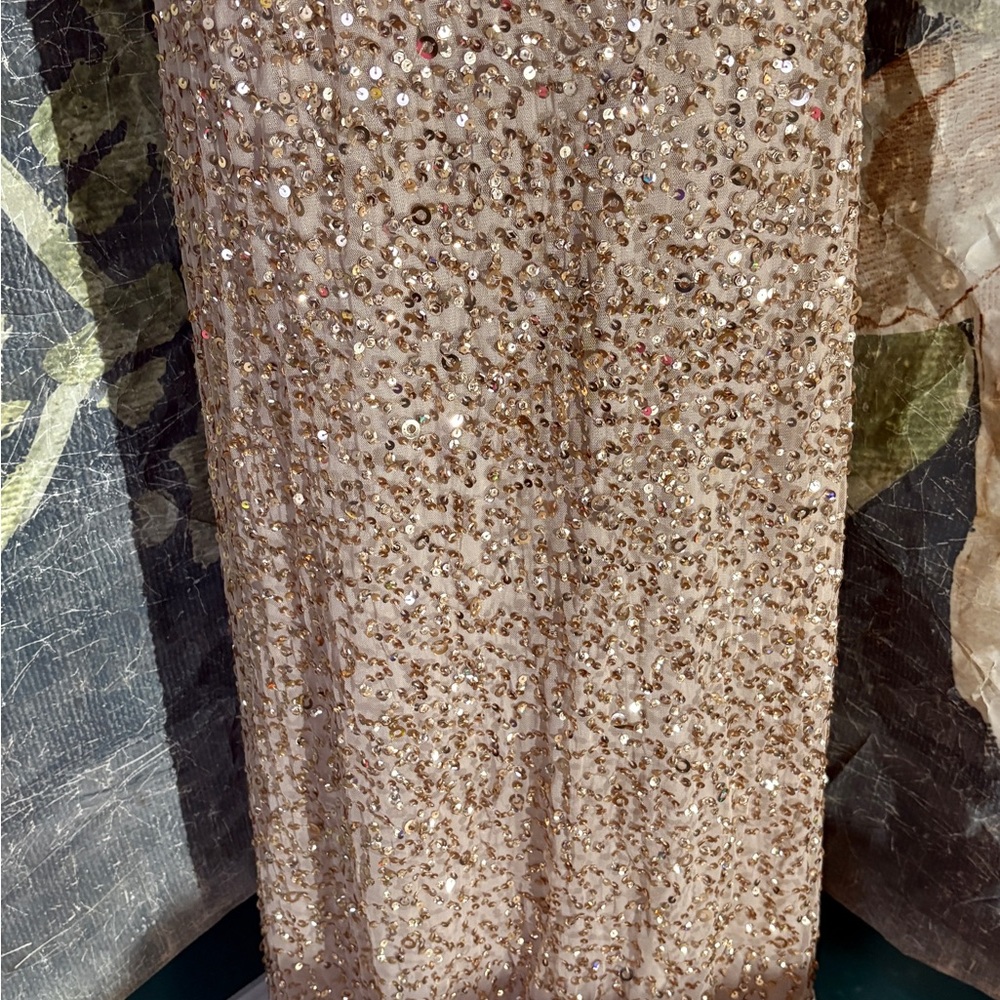 Adrianna Papell Scoop Back Long Dress - Picture 5 of 8